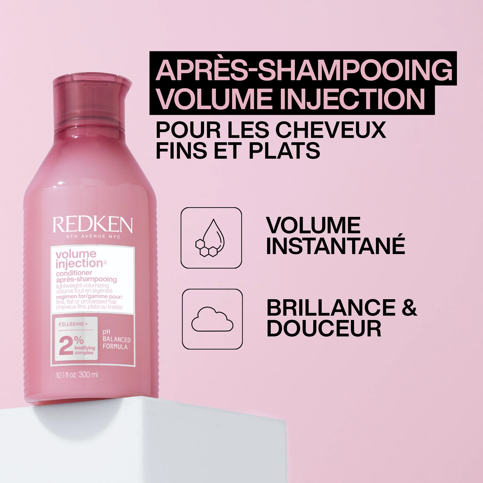 Après-shampoing Volume Injection Redken 300 ML - Image 2