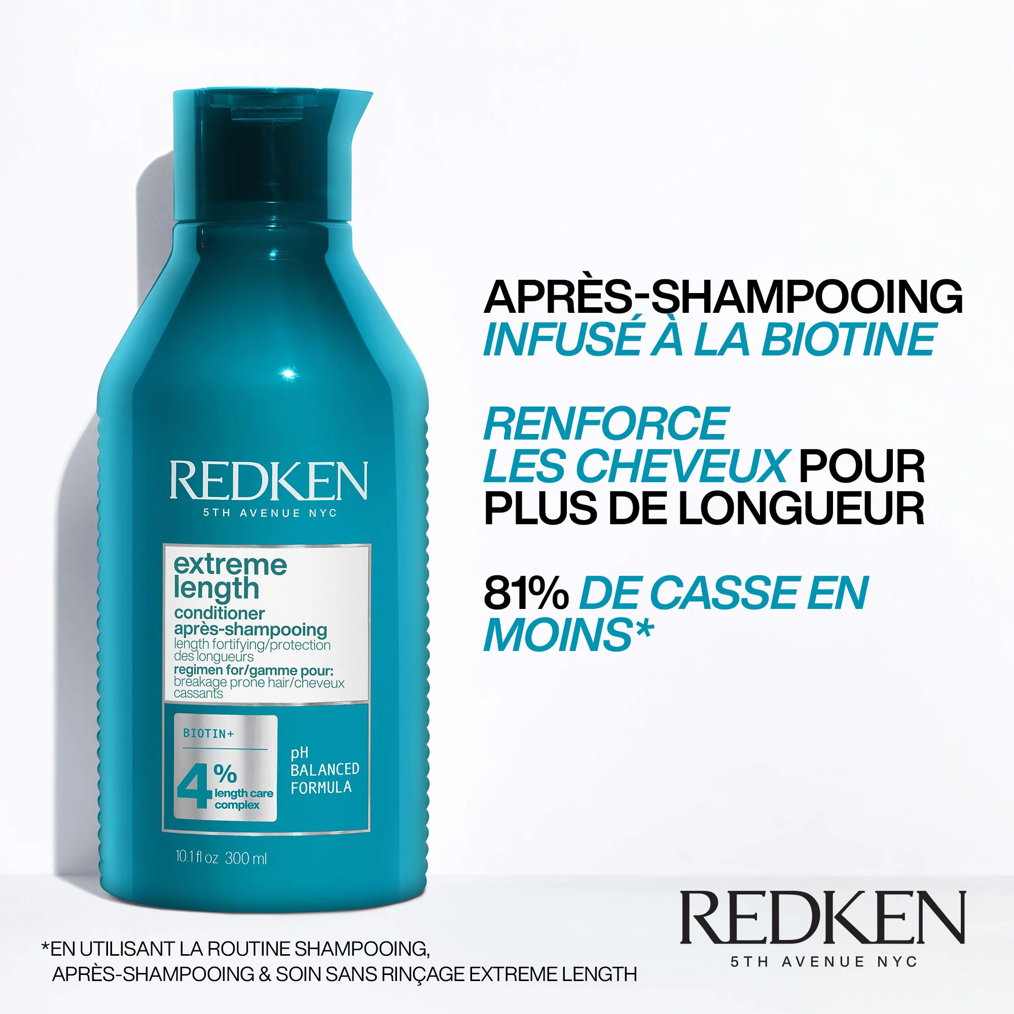Après-shampoing Extreme Length Redken 300 ML - Image 3