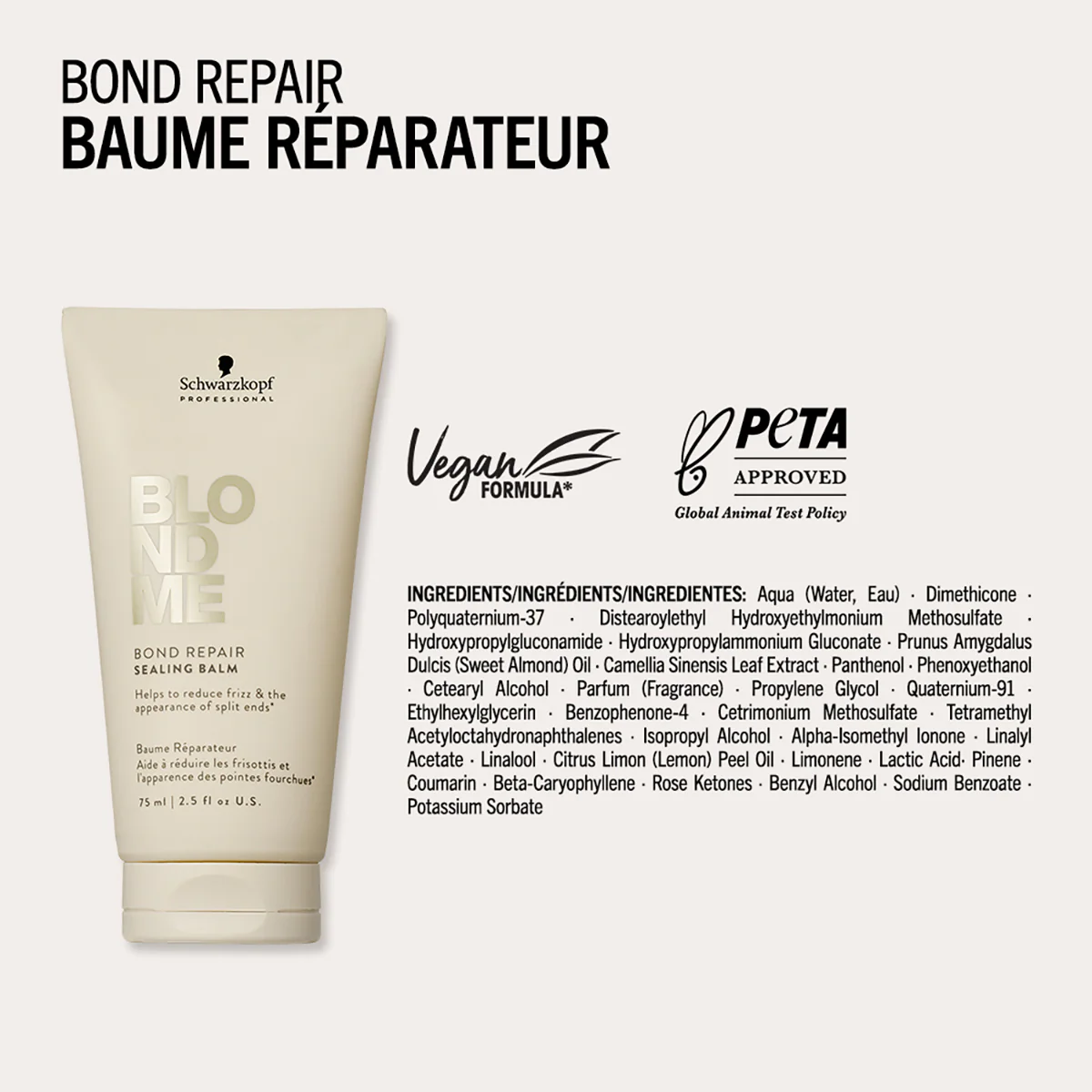 Baume Réparateur Blond Me Bond Repair Schwarzkopf 75 ML - Image 5