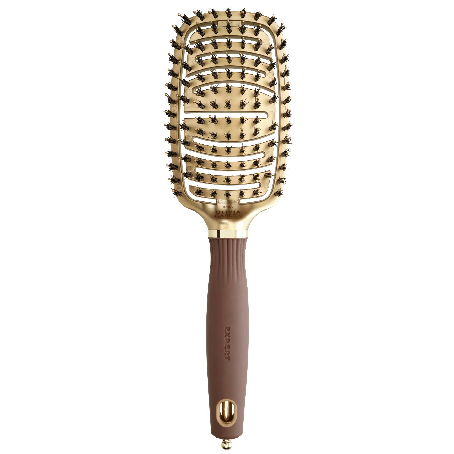 Brosse DĂ©mĂȘlante Olivia Garden Expert Care Flex Nylon + Sanglier