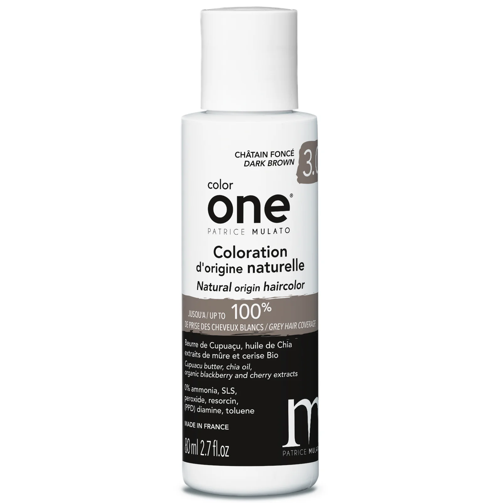 Coloration Naturelle 3.0 CHĂTAIN FONCĂ Color One Mulato 80 ML