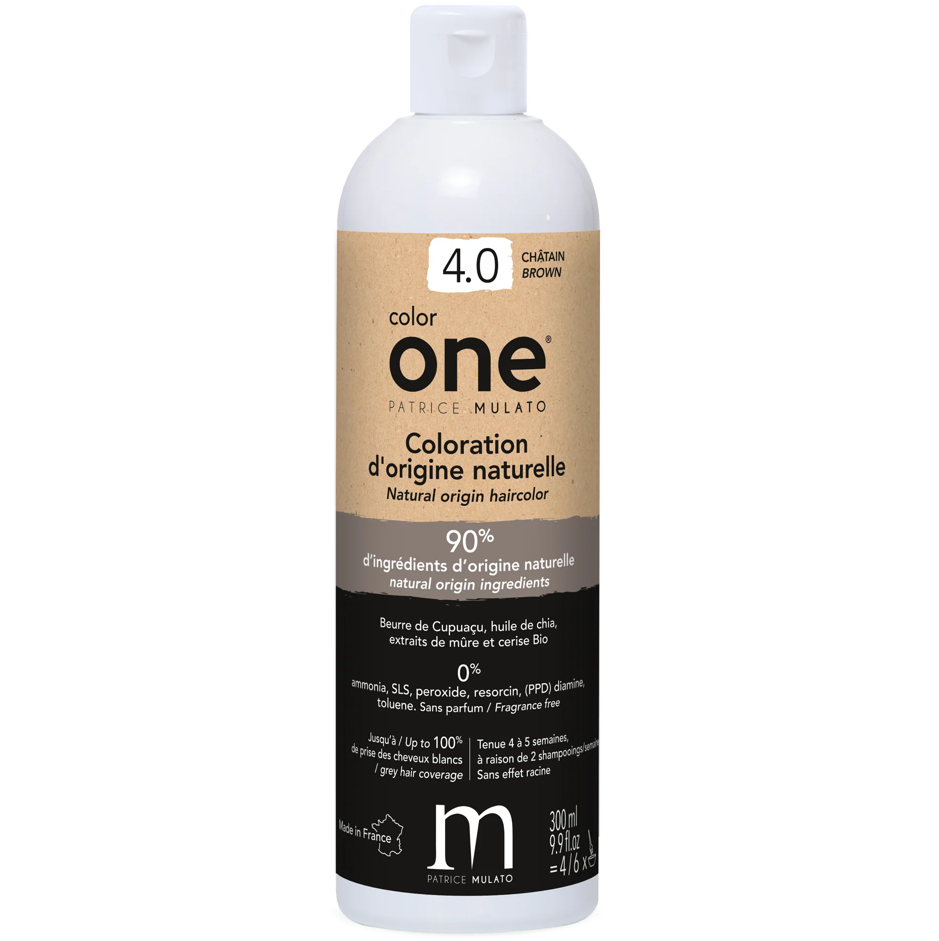 Coloration Naturelle 4.0 CHĂTAIN Color One Mulato 300 ML