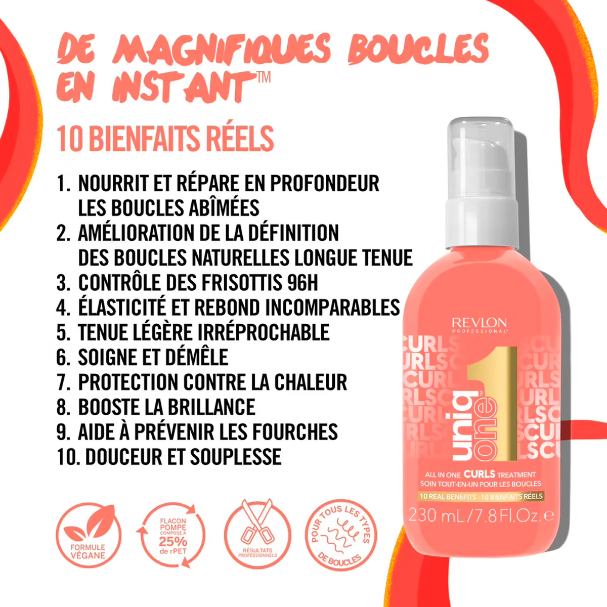 Spray Revlon Uniq One Curls 230 ML - Image 2
