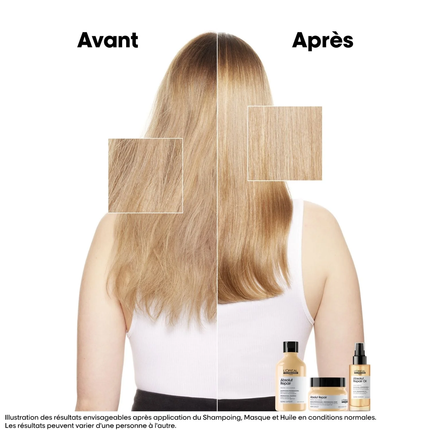Éco-Recharge Shampoing Absolut Repair L'Oréal Professionnel 500 ML - Image 6