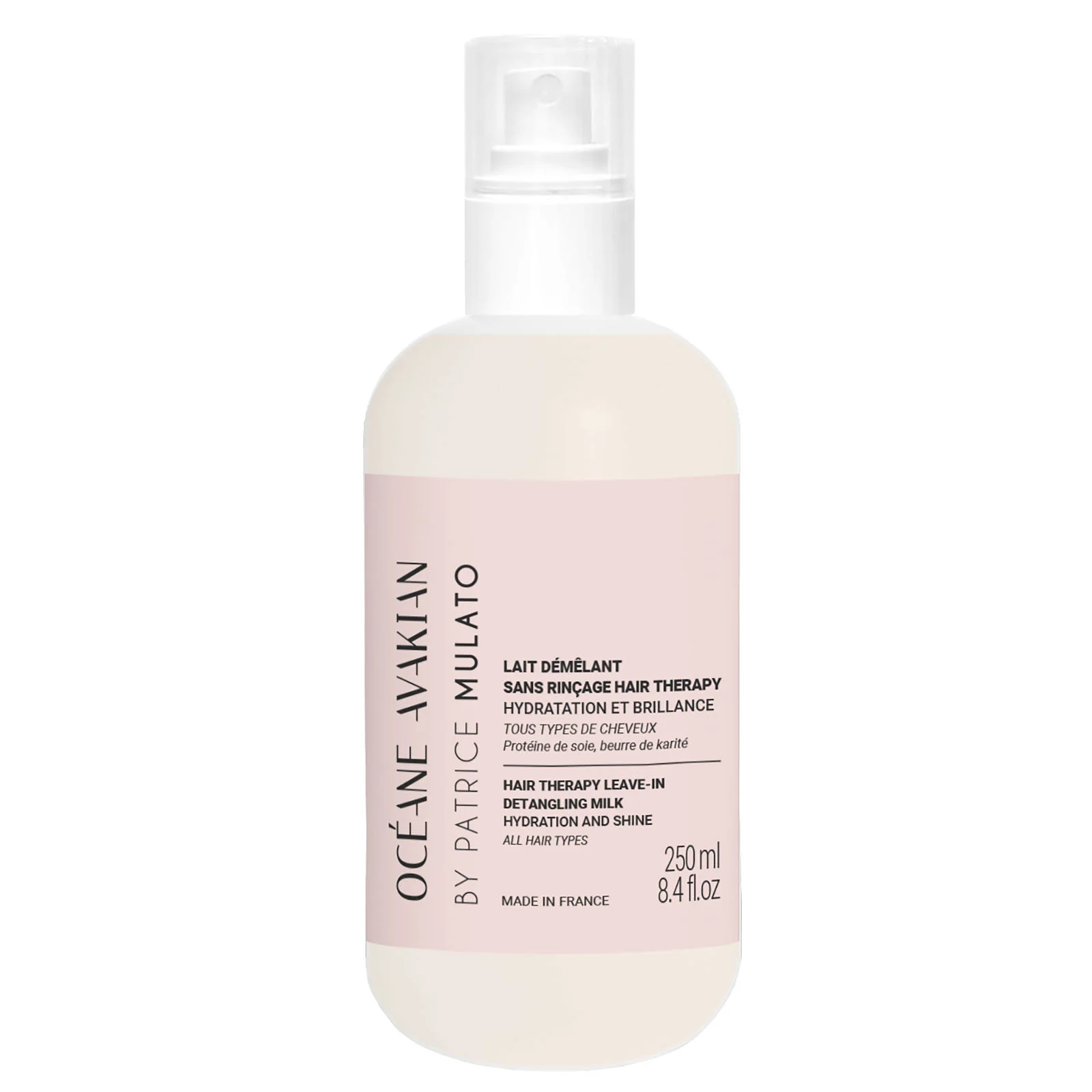 Lait DĂ©mĂȘlant Sans Rinçage Hair Therapy OcĂ©ane Avakian by Mulato 250 ML