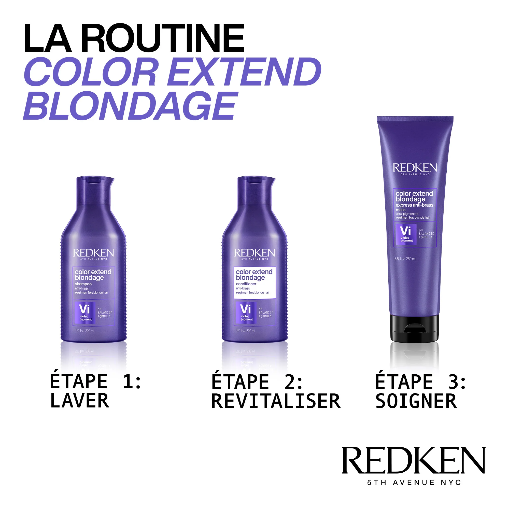 Masque neutralisant Color Extend Blondage Redken 250 ML - Image 4