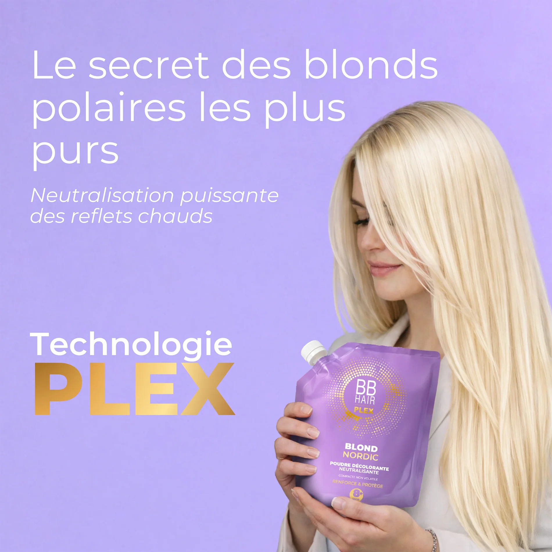 Poudre Décolorante 8+ Nordic BBHair Generik 500G - Image 3