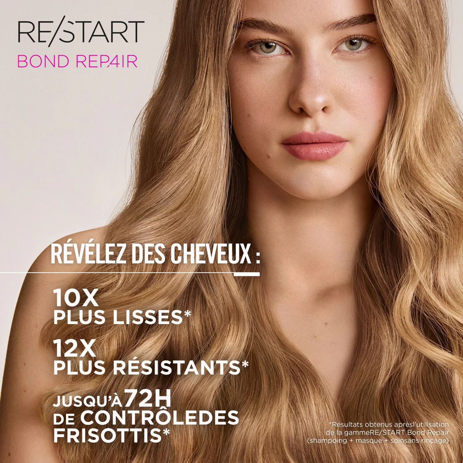 Pré-Shampoing / Soin sans rinçage Bond Repair Re/Start Revlon 150 ML - Image 4