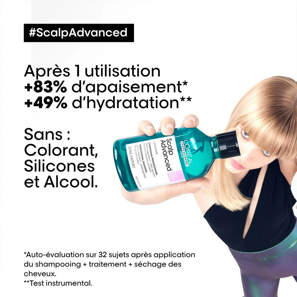 Shampoing Dermo Régulateur Anti-Inconfort Scalp Advanced L'Oréal Professionnel 300 ML - Image 2