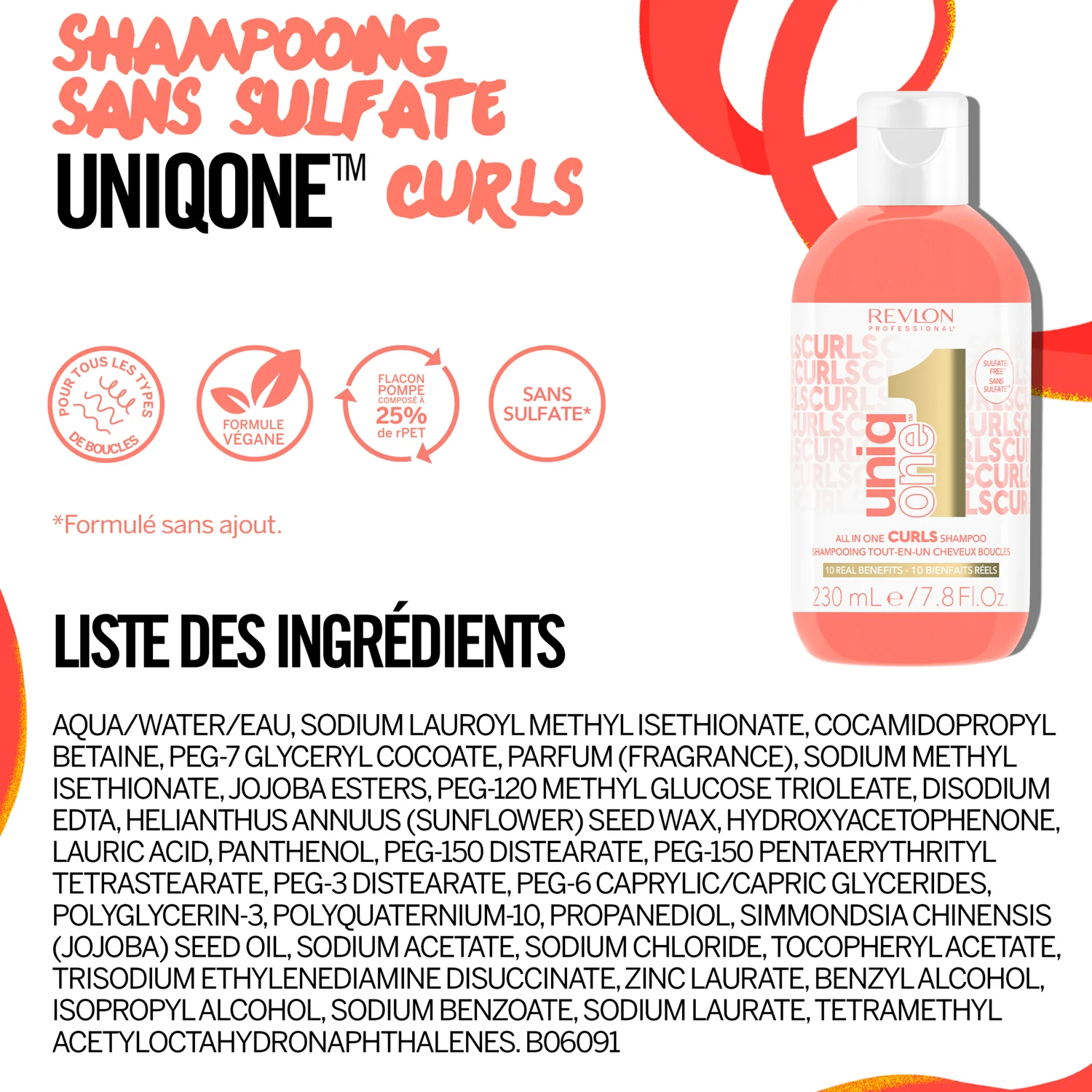 Shampoing Revlon Curls Uniq One 230 ML - Image 5