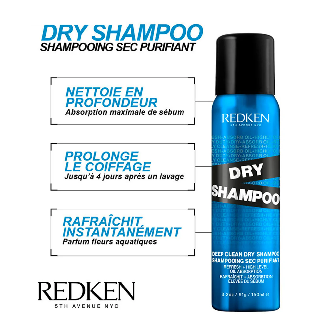 Shampoing Sec Purifiant Redken 155 ML - Image 2
