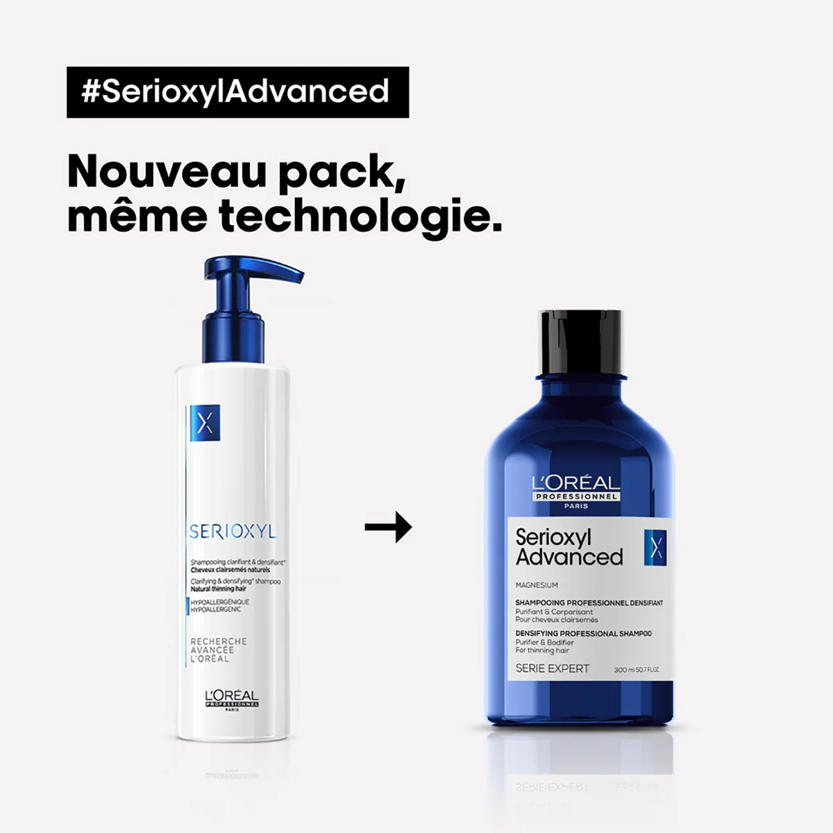 Shampoing Serioxyl Advanced L'Oréal Professionnel 300 ML - Image 2