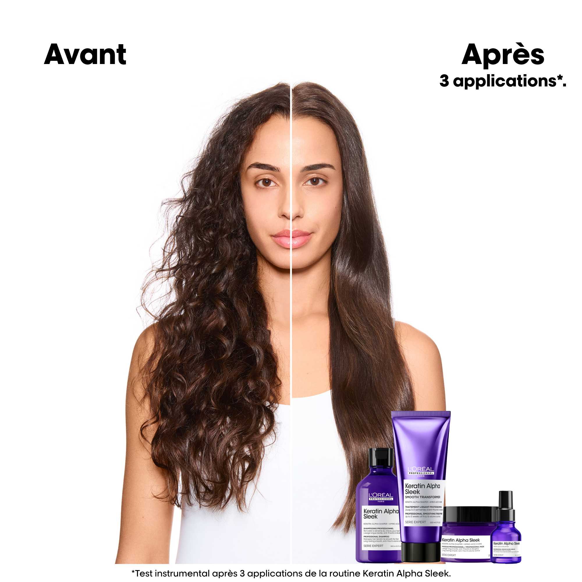 Soin Lissant Keratin Alpha Sleek L'Oréal Professionnel 200 ML - Image 3