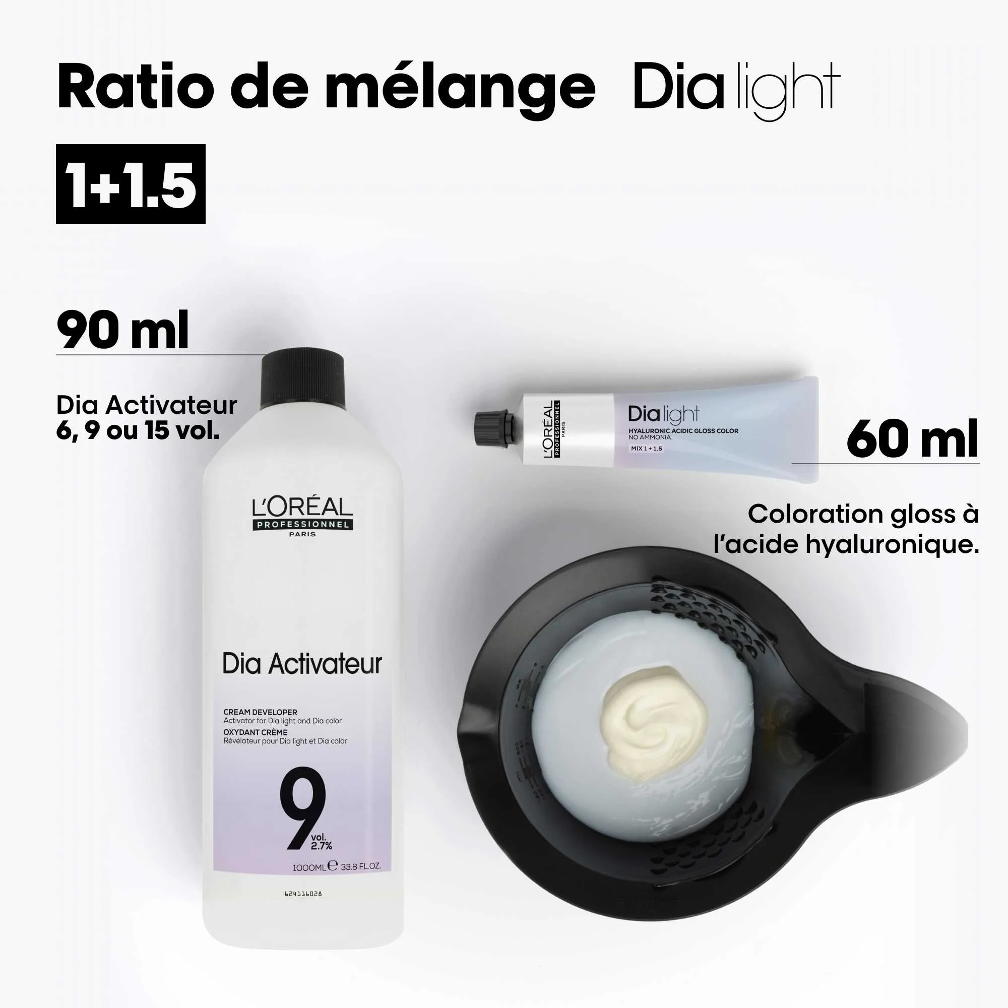 Tube Coloration Dia Color L'Oréal Professionnel 60 ML - Image 3